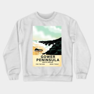 Gower Peninsula South Wales Crewneck Sweatshirt